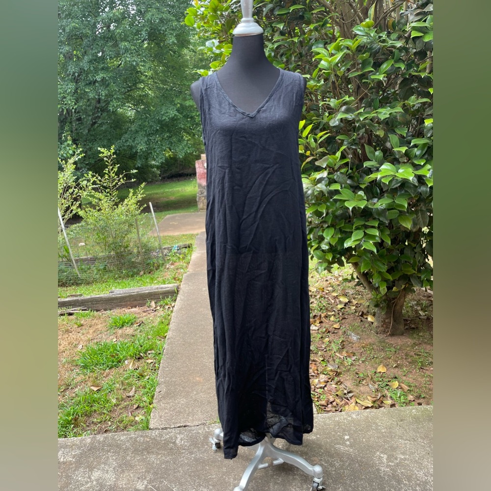 Johnny Heaven long black swim cover up /dress